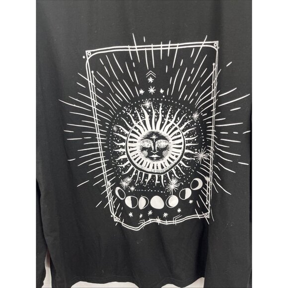 Unbranded 90s-Style Sun Moon Solstice Long-Sleeved T-Shirt Women's Size L - Picture 2 of 6
